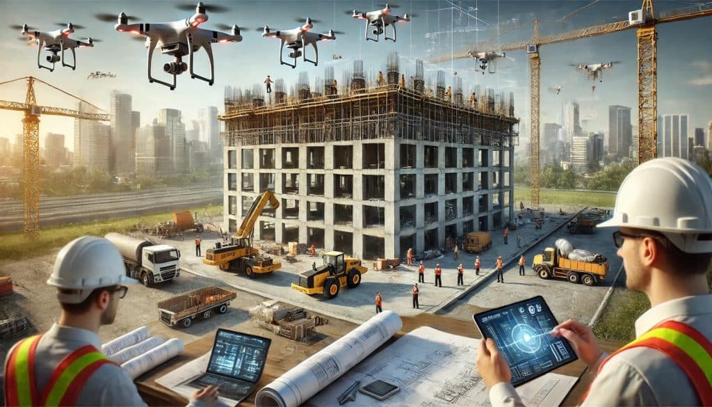 Drones en la construcción