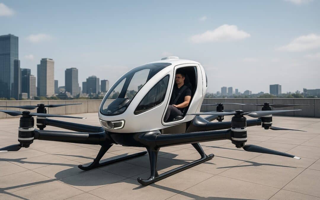Drones para el transporte de personas: el futuro de la movilidad aérea