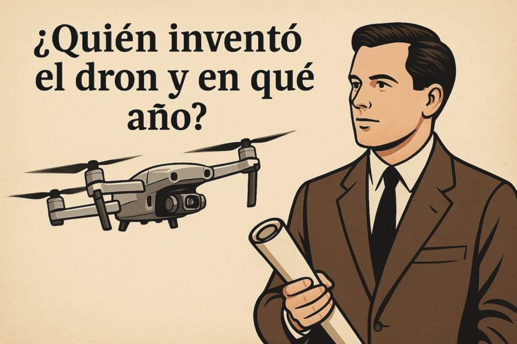 Quién invento el dron y en qué año