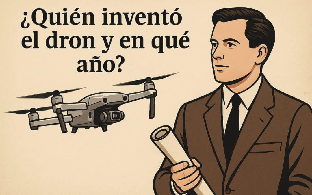 ¿Quién inventó el dron y en qué año?