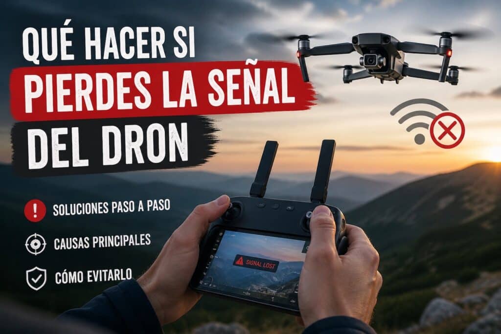 Qué hacer si pierdes la señal del dron